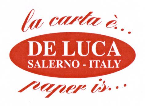 la carta è... DE LUCA SALERNO-ITALY paper is.