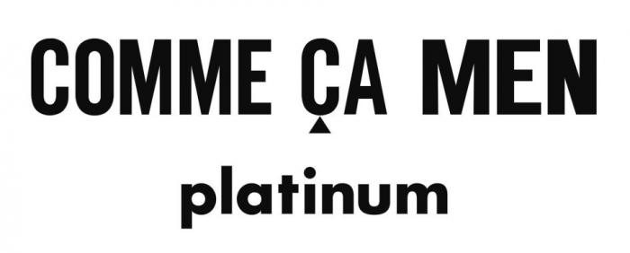 COMME ÇA MEN platinum