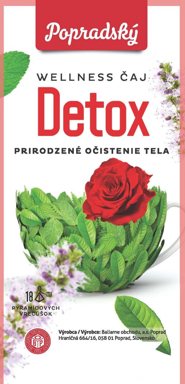 Popradský WELLNESS ČAJ Detox