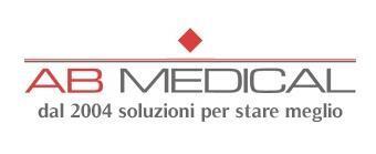 marchio è costituito dalla scritta AB MEDICAL indicata in stampatello. La parola AB é indicata in colore rosso mentre marchio è costituito dalla scritta AB MEDICAL indicata in stampatello. La parola AB é indicata in colore rosso mentre la parola MEDICAL in grigio. Al di sopra della scritta è presente una linea che la separa da un piccolo rombo di colore rosso. Il marchio è costituito dalla scritta AB MEDICAL indicata in stampatello. La parola AB é indicata in colore rosso mentre