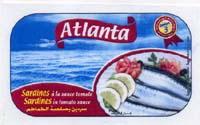 ATLANTA SARDINES À LA SAUCE TOMATE