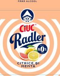 FĂRĂ ALCOOL Ciuc Ž Radler ALC. 0,0% VOL. CITRICE ŞI MENTĂ