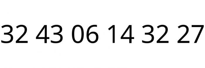 32 43 06 14 32 27