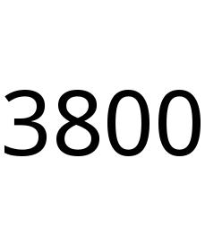 3800