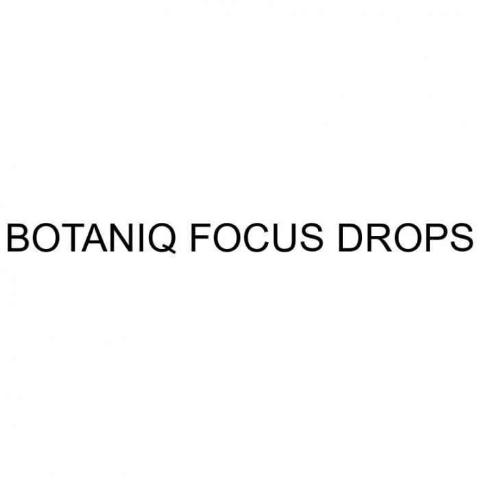 BOTANIQ FOCUS DROPS