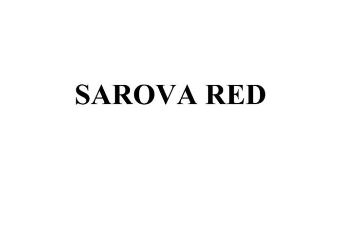 SAROVA RED