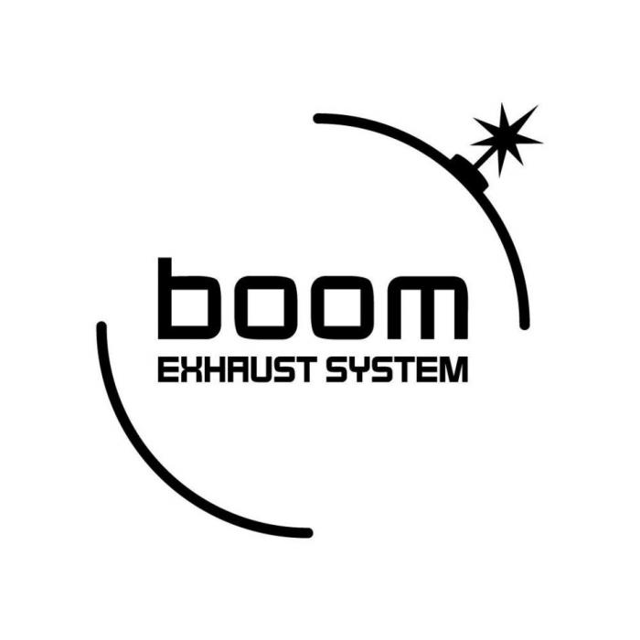 boom exhaust system