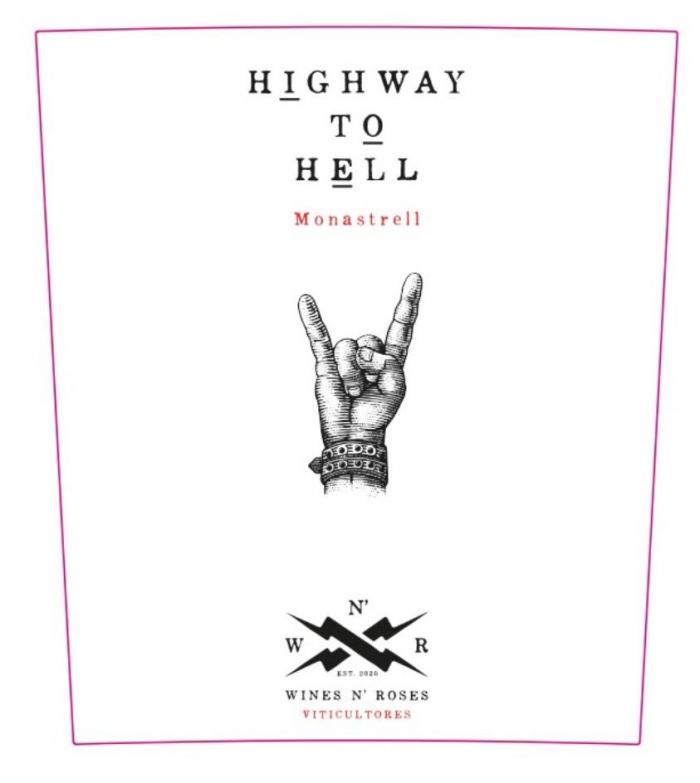 HIGHWAY TO HELL, Monastrell, Wines N' Roses Viticultores