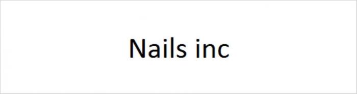 Nails inc