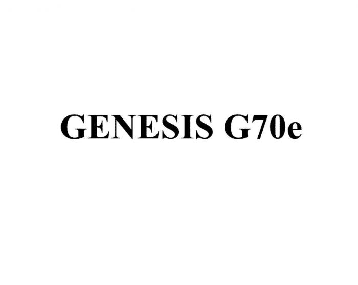 GENESIS G70e