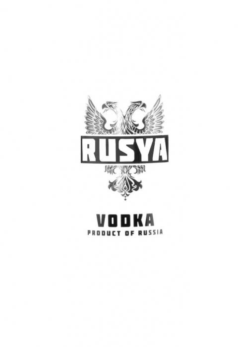 RUSYA VODKA PRODUCT OF RUSSIA