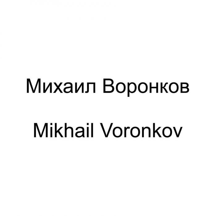 Михаил Воронков Mikhail Voronkov