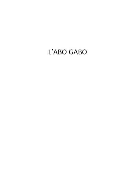 L'ABO GABO словесное фантазийное обозначение, английскими буквами