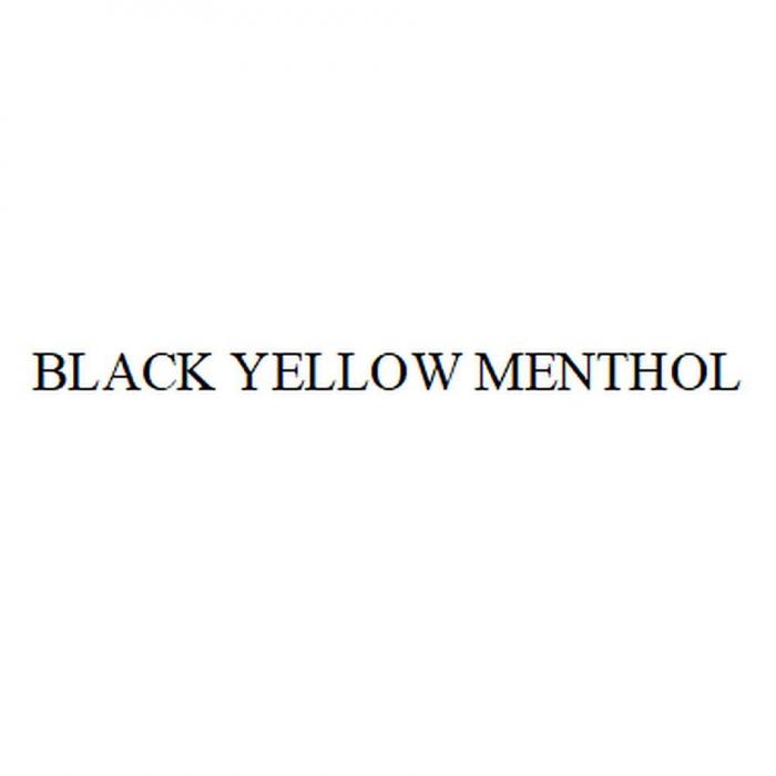 BLACK, YELLOW, MENTHOL