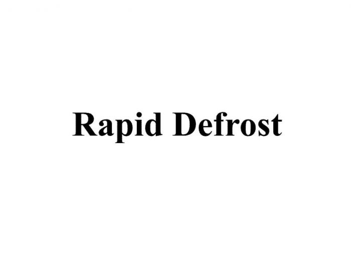 Rapid Defrost