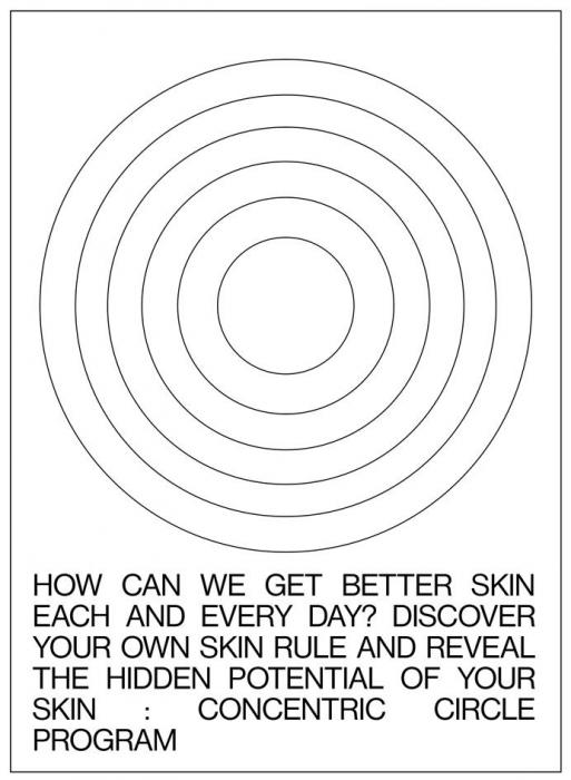 HOW CAN WE GET BETTER SKIN EACH AND EVERY DAY? DISCOVER YOUR OWN SKIN RULE AND REVEAL THE HIDDEN POTENTIAL OF YOUR SKIN: CONCENTRIC CIRCLE PROGRAM