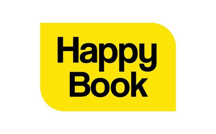 Словесное обозначение состоит из словосочетания "Happy Book" (транслитерация "Хэппи Бук