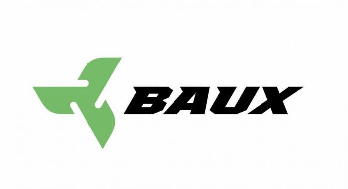 Словесный элемент «BAUX», выполнен в латинице, заглавными буквами, оригинальным шрифтом