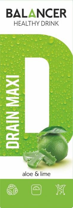 BALANCER HEALTHY DRINK DRAIN MAXI aloe & lime