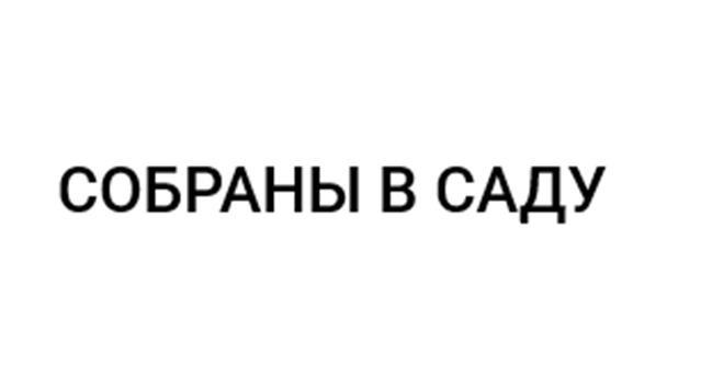 СОБРАНЫ В САДУ