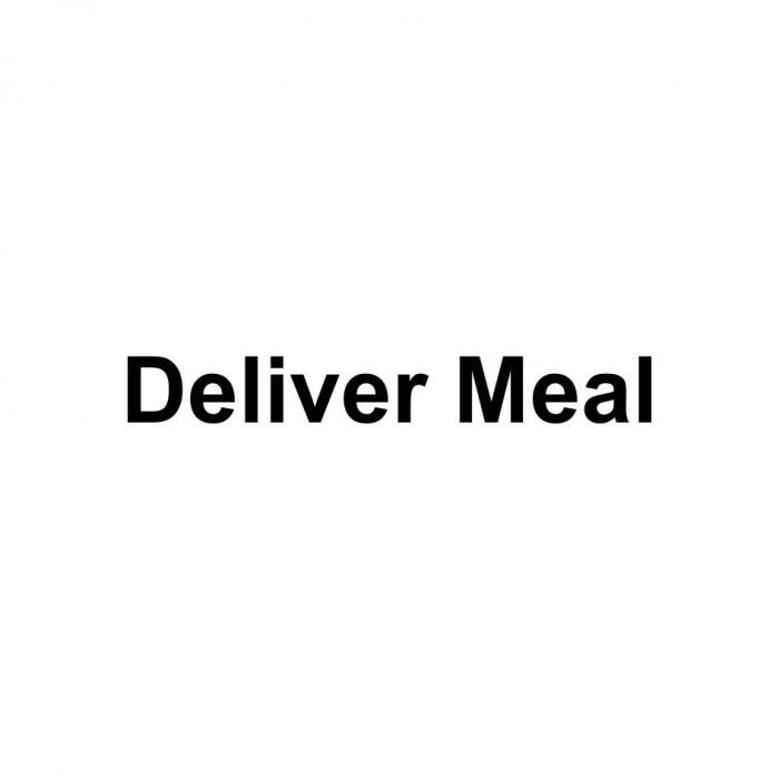 Заявлено словесное обозначение "Deliver Meal