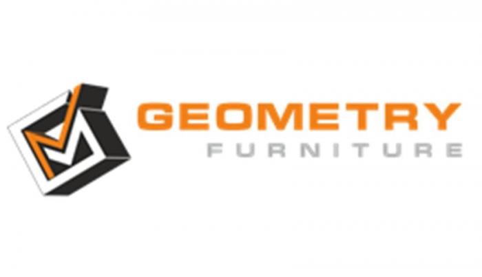 Комбинированное обозначение со словесным написанием GEOMETRY FURNITURE, (транслитерация «ДЖИОМИТРИ ФУРНИТУРЕ», перевод- геометрия мебели, англ),