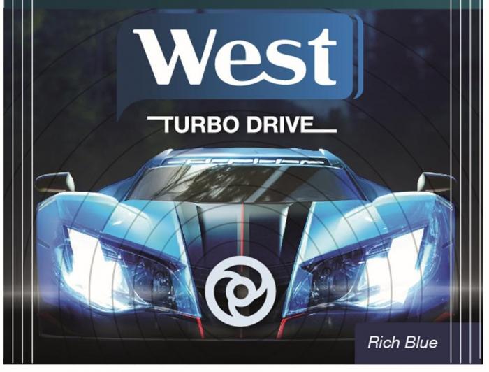 WEST, TURBO DRIVE, Rich Blue