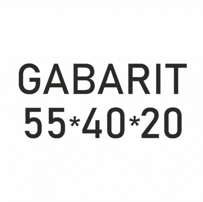 GABARIT 55*40*20