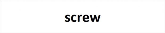 screw