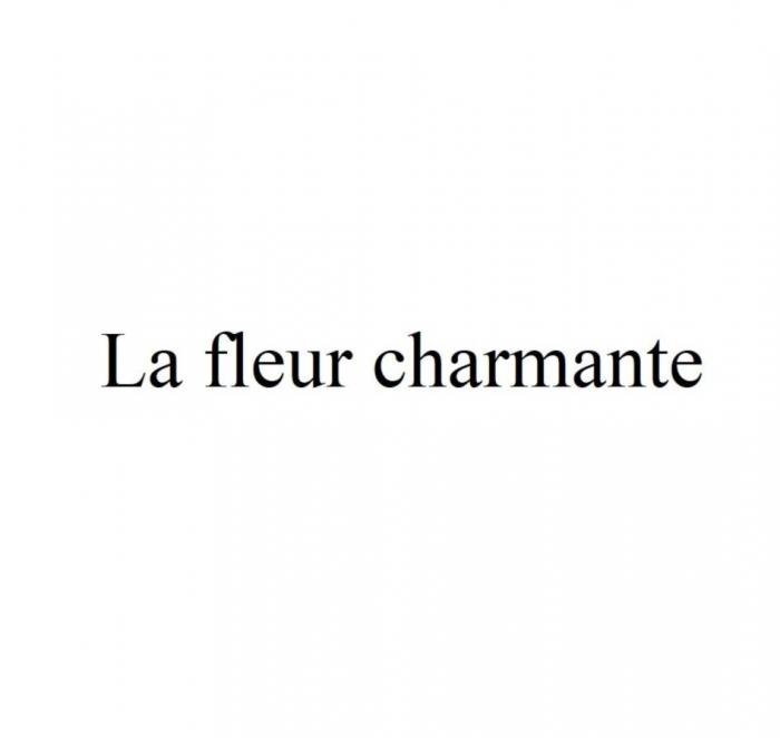 La fleur charmante