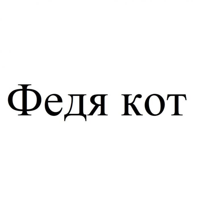 Федя кот