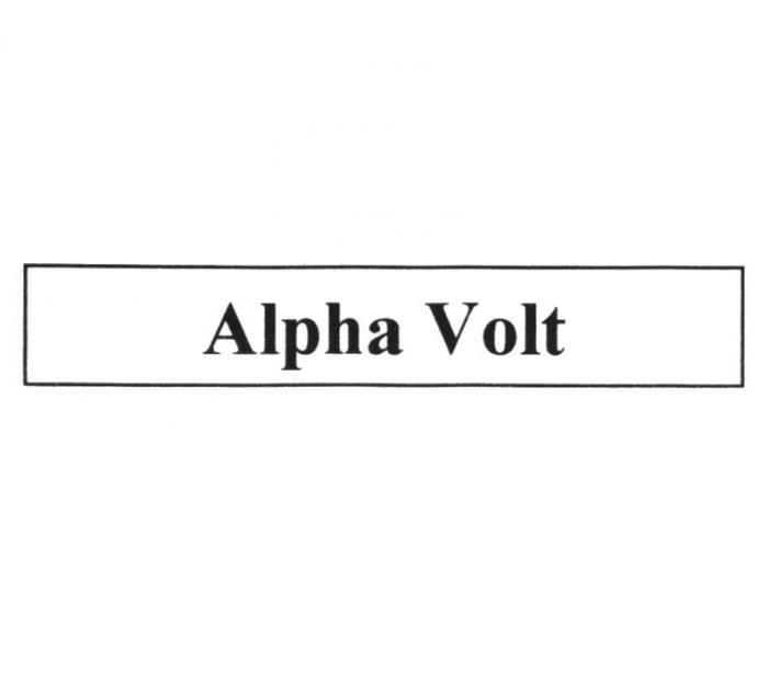 ALPHA VOLT