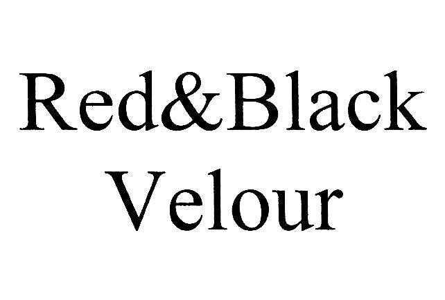 RED&BLACK VELOUR