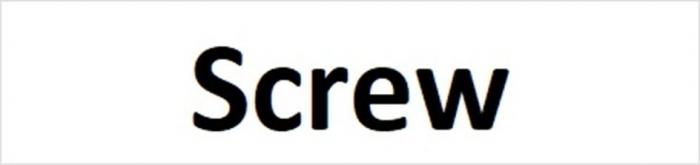 Screw