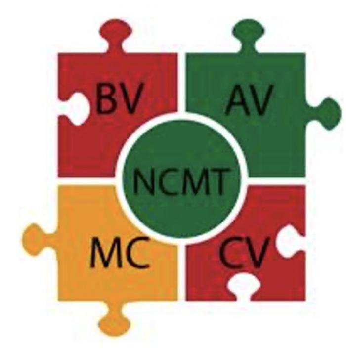 BV, AV, MC, CV, NCMT