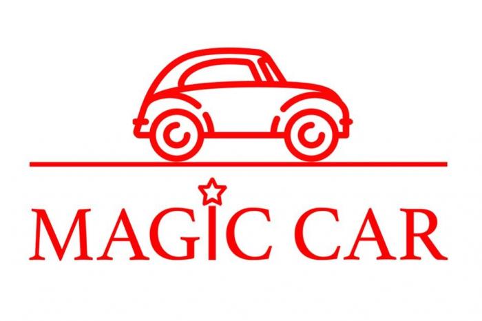 Словесным обозначением является сочетание слов "MAGIC CAR