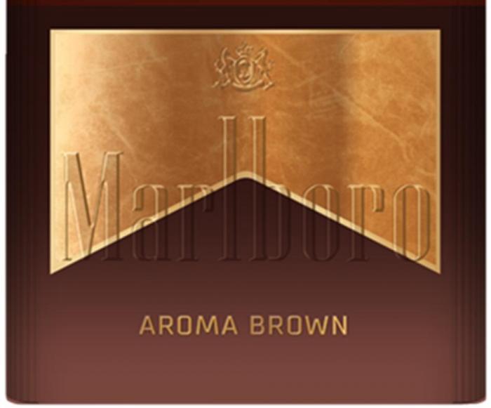 MARLBORO, AROMA, BROWN