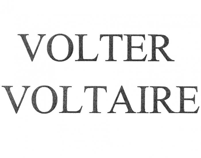 VOLTER VOLTAIRE