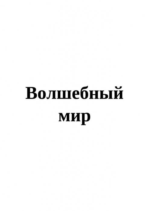 Волшебный мир