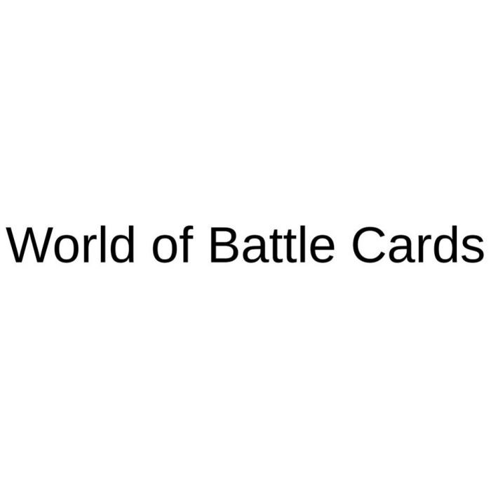 World of Battle Cards
