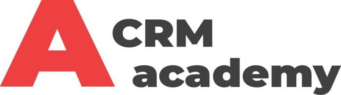 A CRM academy. Транслитерация - "А ЦРМ академи"