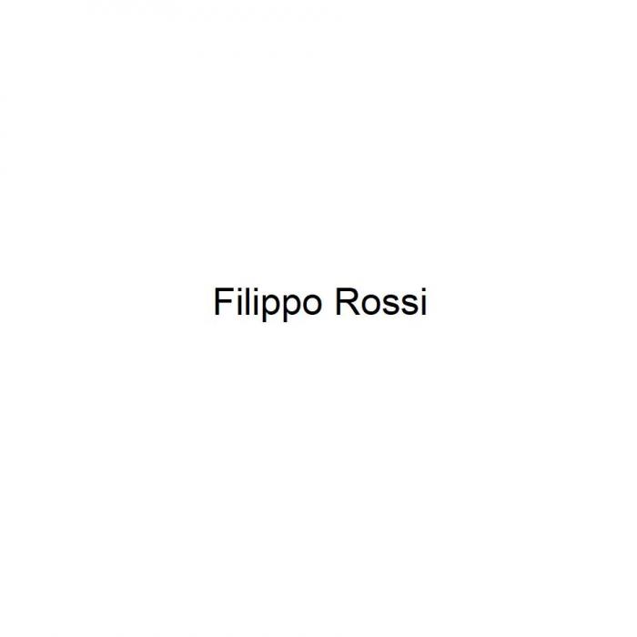 FILIPPO ROSSI