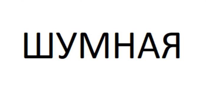 Шумная