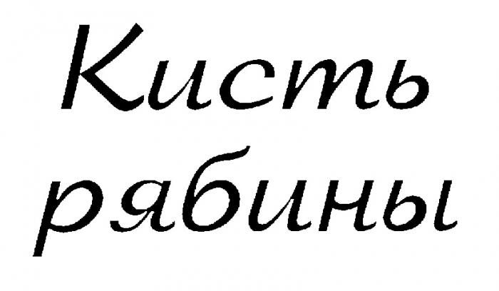 КИСТЬ РЯБИНЫ