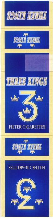 3 THREE KINGS FILTER CIGARETTES
