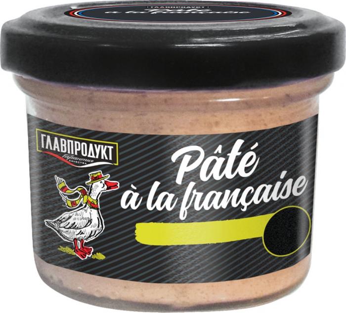 ГЛАВПРОДУКТ ГАРАНТИЯ КАЧЕСТВА PATE A LA FRANCAISE