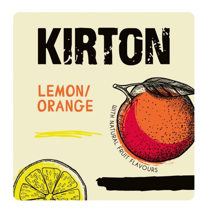 KIRTON LEMON ORANGE WITH NATURAL FRUIT FLAVOURS