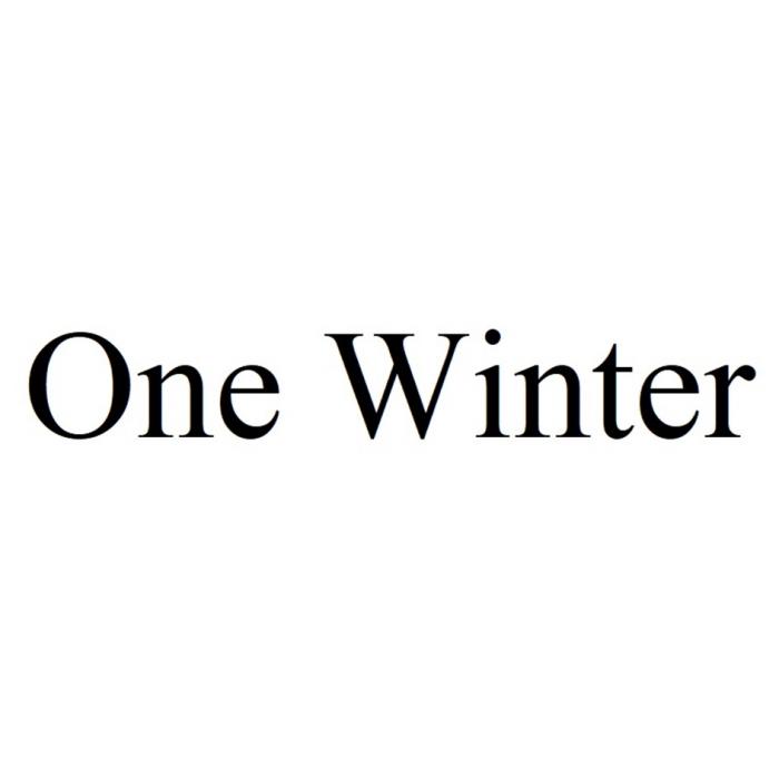 ONE WINTER