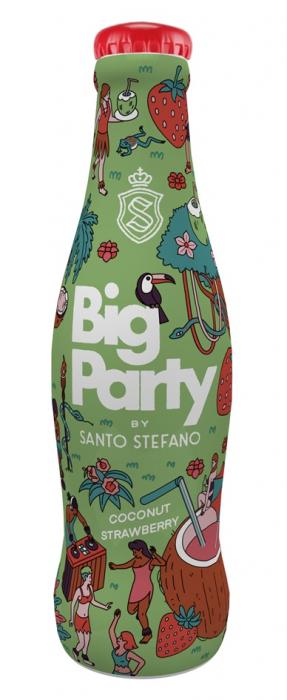 BIG PARTY BY SANTO STEFANO COCONUT STRAWBERRY