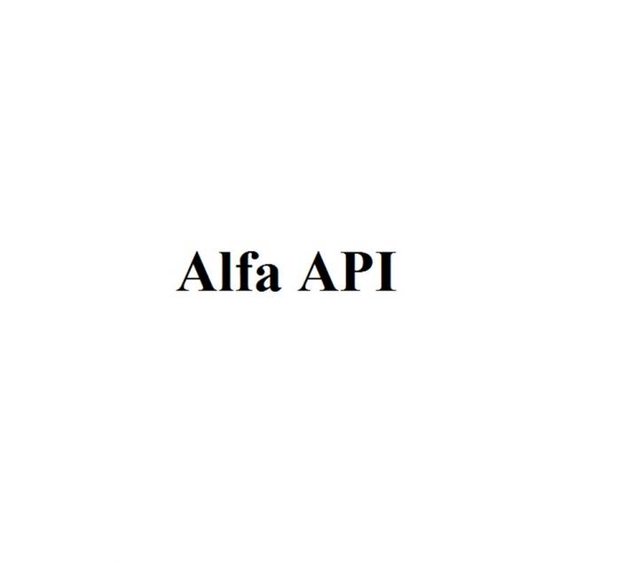 ALFA API